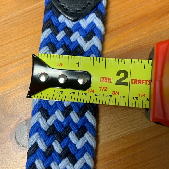 ASOS Braided Belt by Giani Feraud, Blue,Black & White - Picture 4 of 10